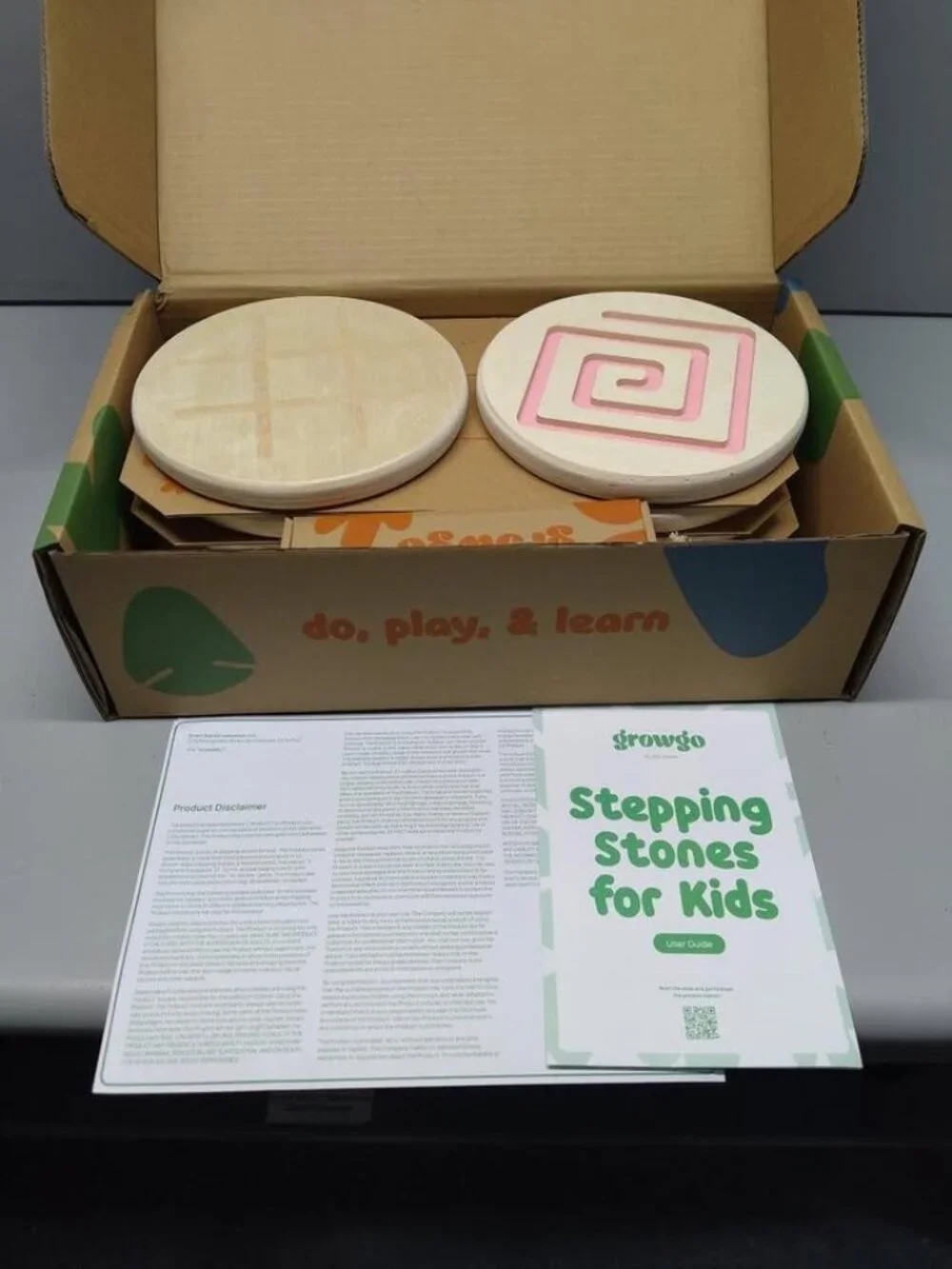 GrowGo Stepping Stones Set 3 in 1 - Unique Patented Design, Montessori